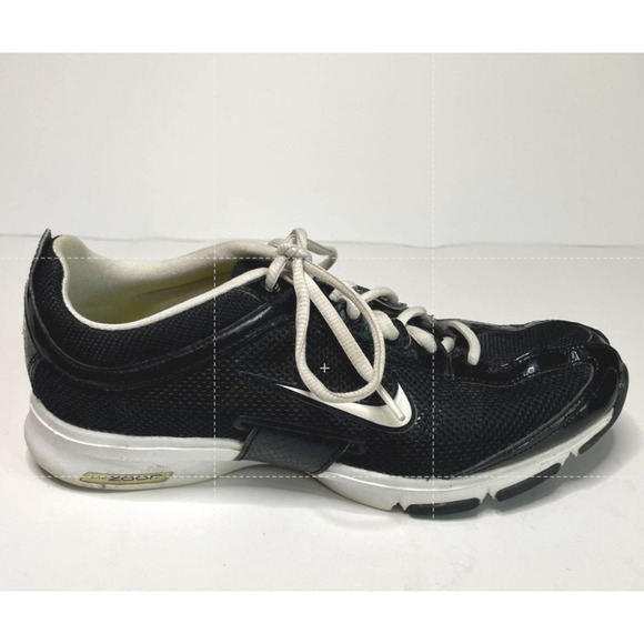 NIKE Zoom Trainer Shoes Black White 2008 Retro Athletic Running Sporty Size 9.5 - Picture 11 of 11
